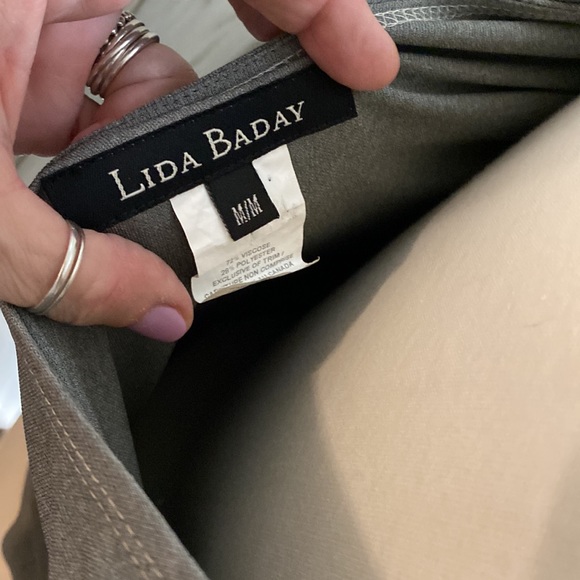 Lida Baday gray cardigan sweater set; size Medium; poly/viscose blend - Picture 4 of 8